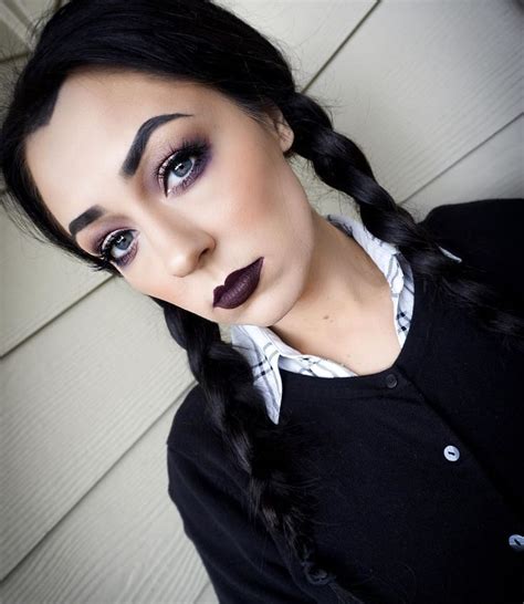 diy wednesday addams makeup|does wednesday addams wear makeup.